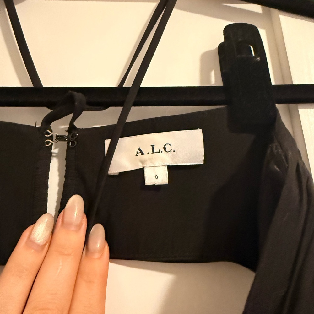A.L.C. Moira Dress in Black - Picture 7 of 9